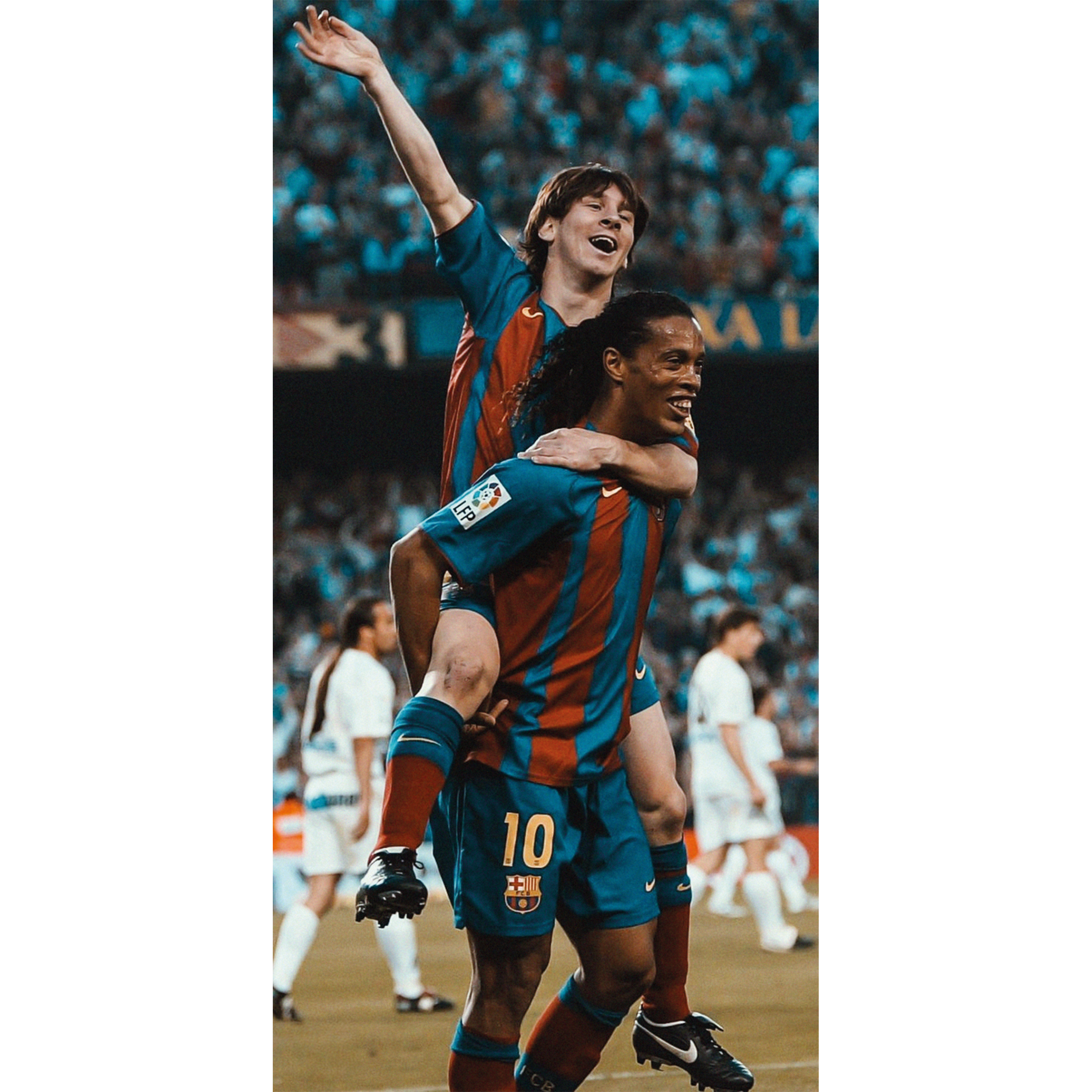 Messi y Ronaldinho