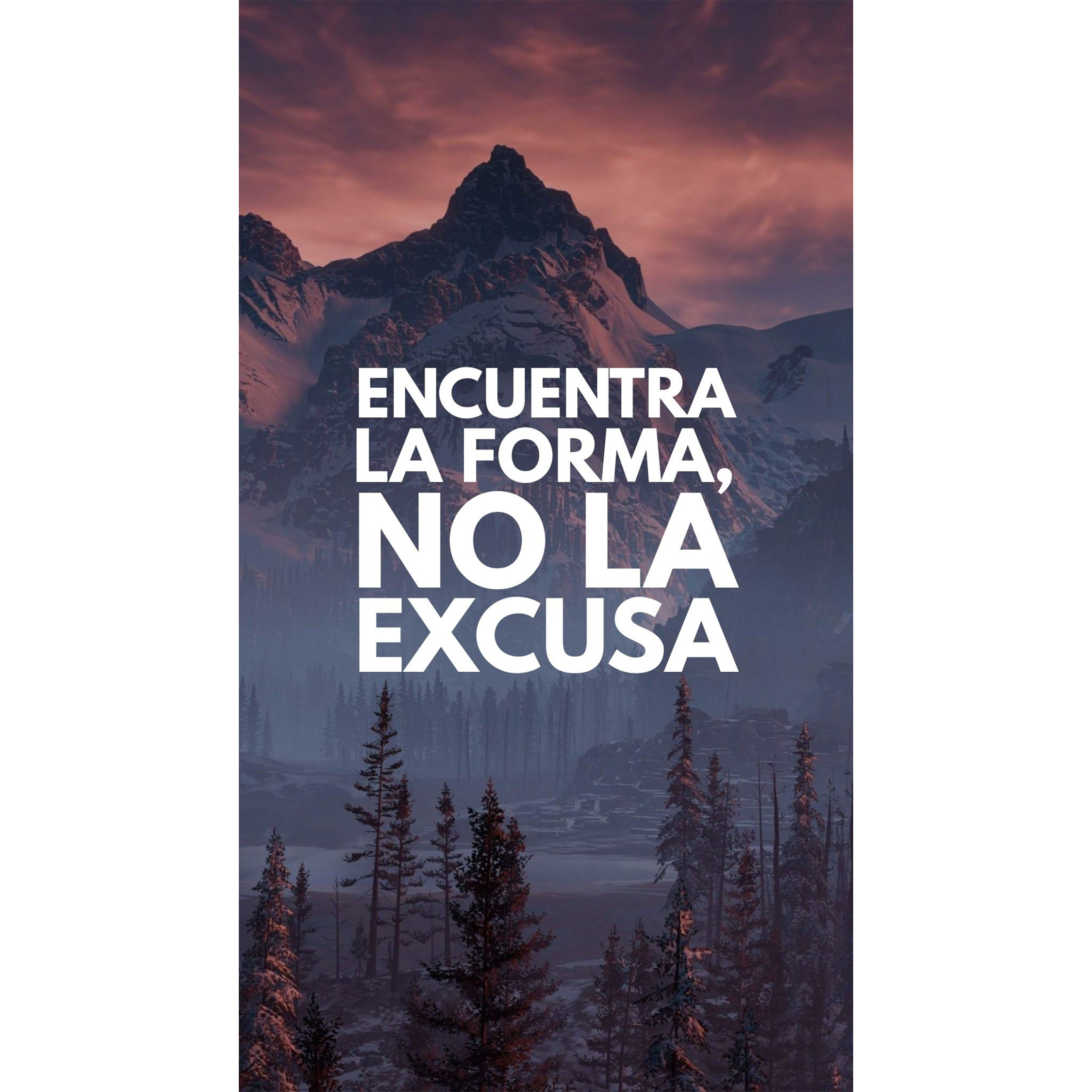 No excusas